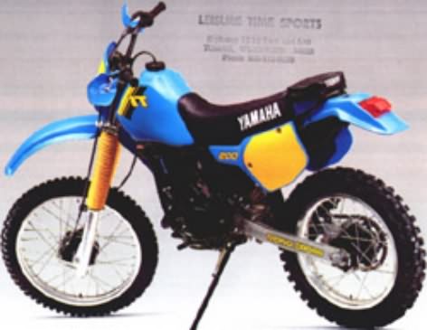 moto yamaha it 200